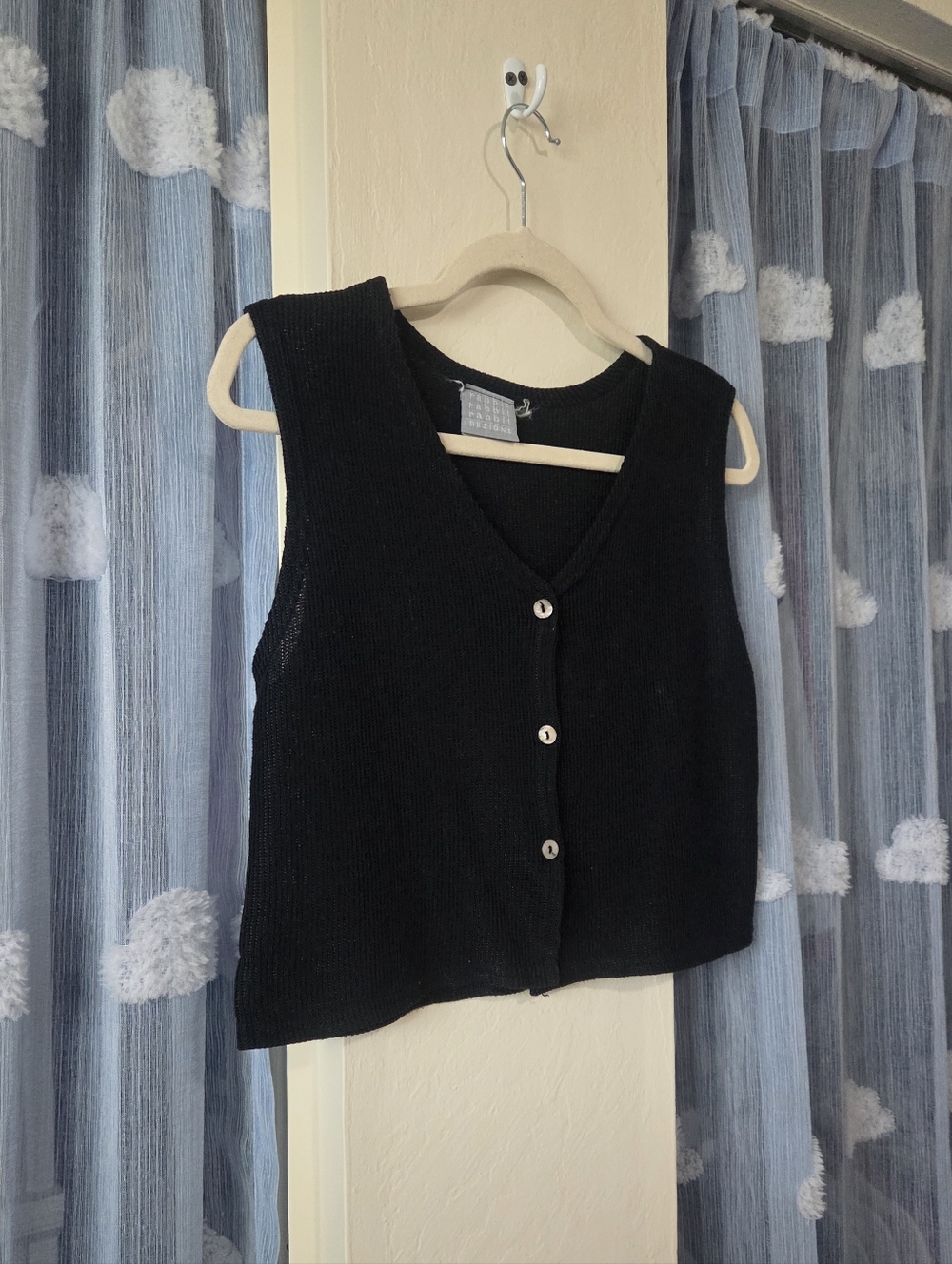 Rabbit Rabbit Rabbit Designs Knit Sweater Vest Tank - Picture 2 of 6